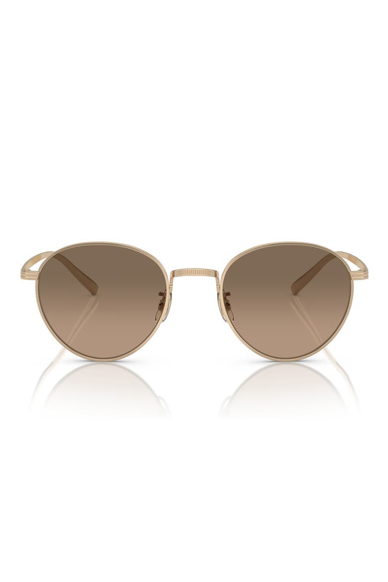 49mm Small Polarized Phantos Sunglasses, Alternate, color, GOLD