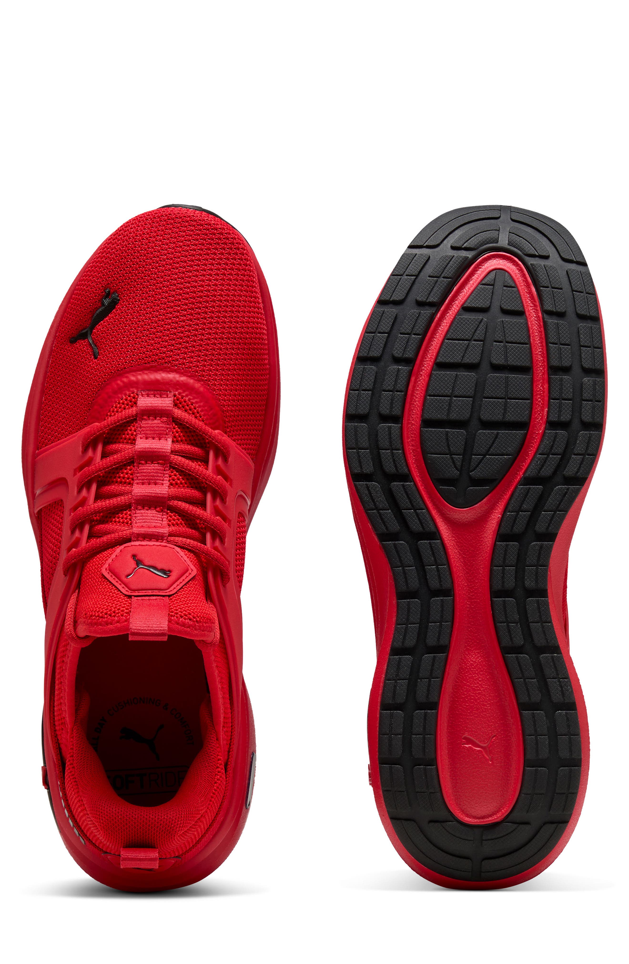 Softride Enzo 6 Running Shoe, Alternate, color, FOR ALL TIME RED/ PUMA BLACK