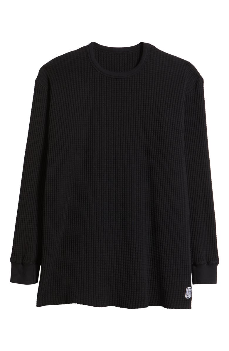 STANDARD ISSUE Thermal Knit Long Sleeve T-Shirt, Alternate, color, Black