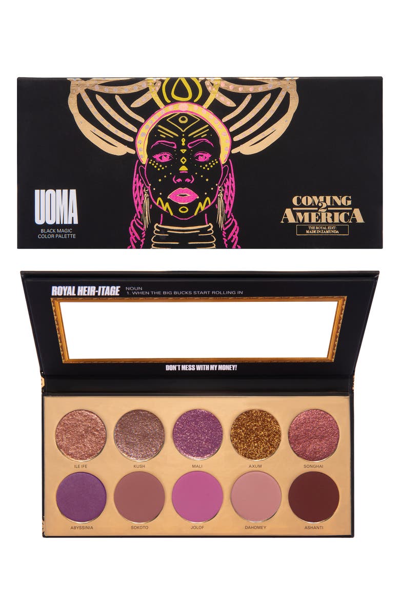 UOMA Beauty Black Magic 'Coming 2 America' Royal Heir-itage Color Palette, Alternate, color, 