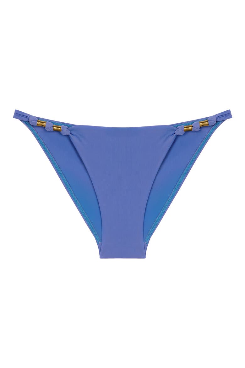 Paula Knotted Bikini Bottoms, Alternate, color, BLUE