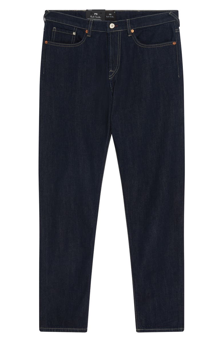 PS Paul Smith Tapered Fit Organic Cotton Jeans, Alternate, color, Rinse Wash