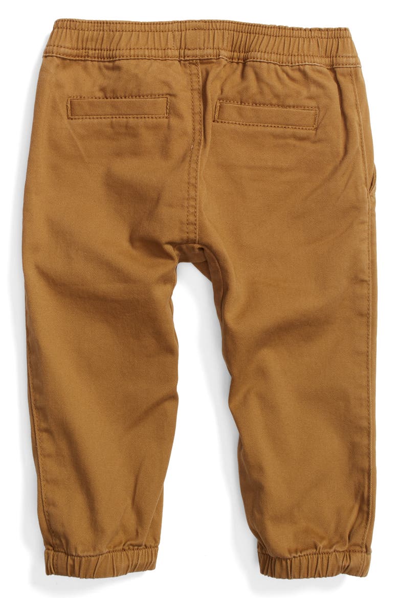 Twill Jogger Pants, Alternate, color, TAN CUMIN