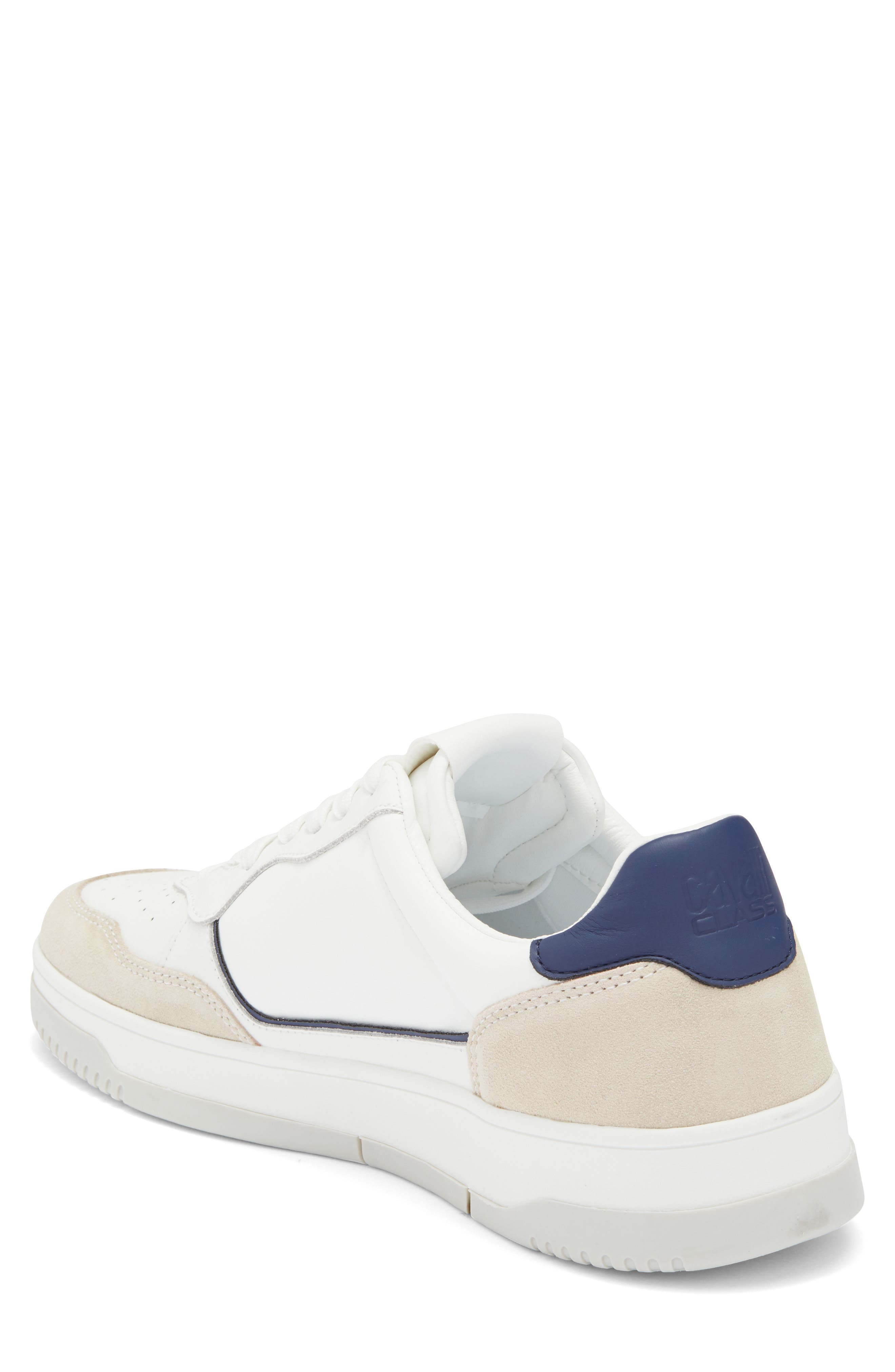 Roberto Cavalli Hip Sneaker, Alternate, color, White/ Off White/ Navy