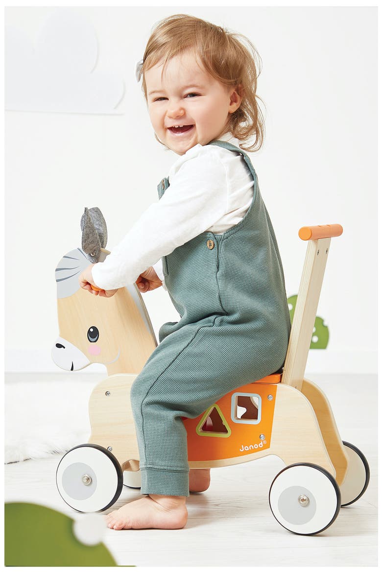 Farm Ride-On Donkey, Alternate, color, BROWN