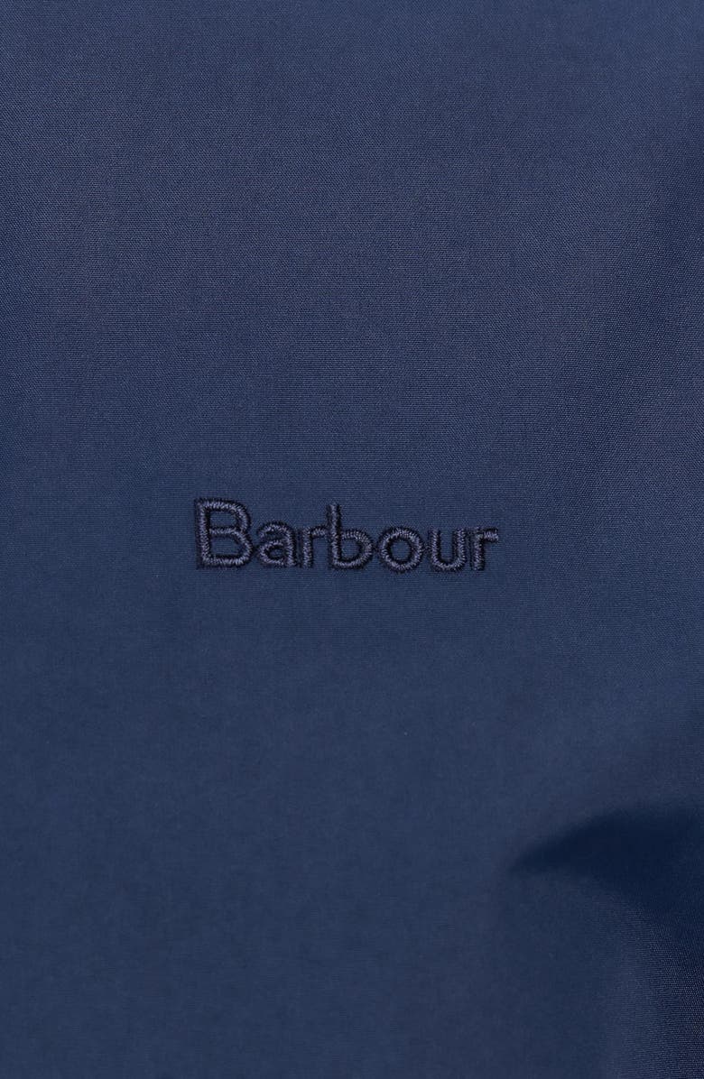 Barbour Korbel Zip-Up Rain Jacket, Alternate, color, Navy