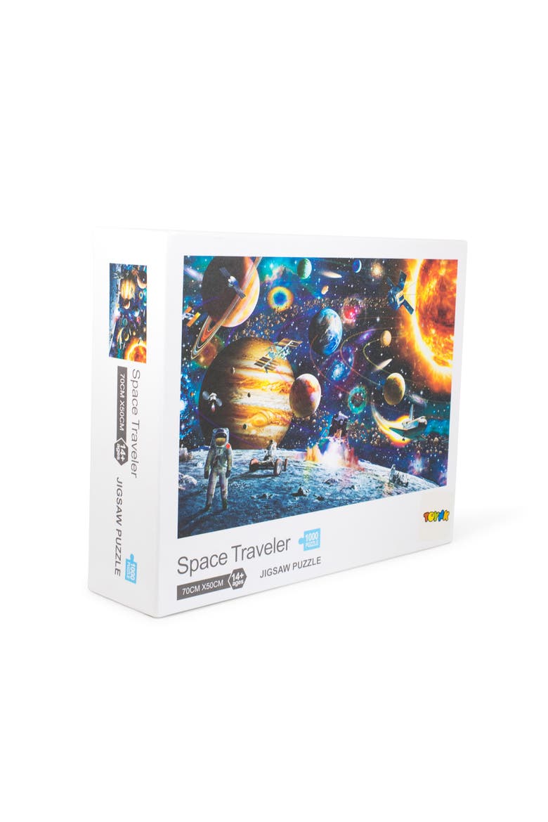 Space Traveler Space Puzzle 1000 Piece Jigsaw Puzzle | Jigsaw Puzzles For Adults, Alternate, color, Blue