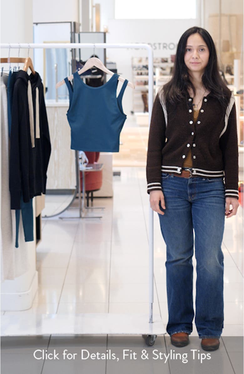 Moveknit Ribbed Crop Tank, sales video thumbnail