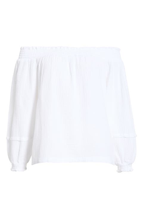 Adele Off the Shoulder Cotton Top