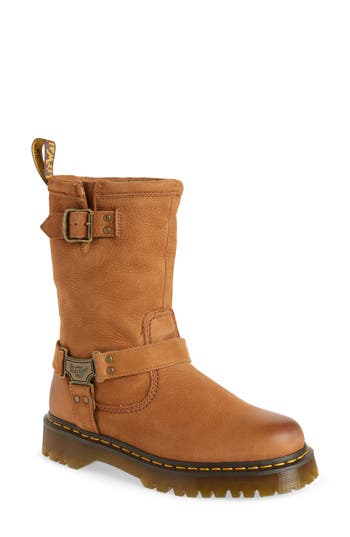 Dr. Martens' Dr. Martens Anistone Harness Boot In Brown