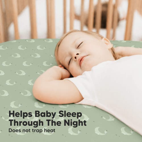 Keababies Isla Fitted Crib Sheets In Lunaris