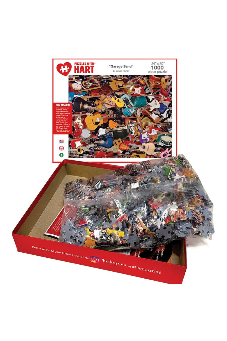 Garage Band by Chuck Haney 1000 Piece Puzzle, Alternate, color, Multicolored