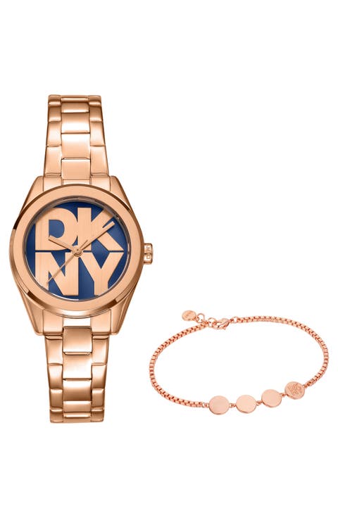 L 145 Bracelet Watch & Bracelet Set