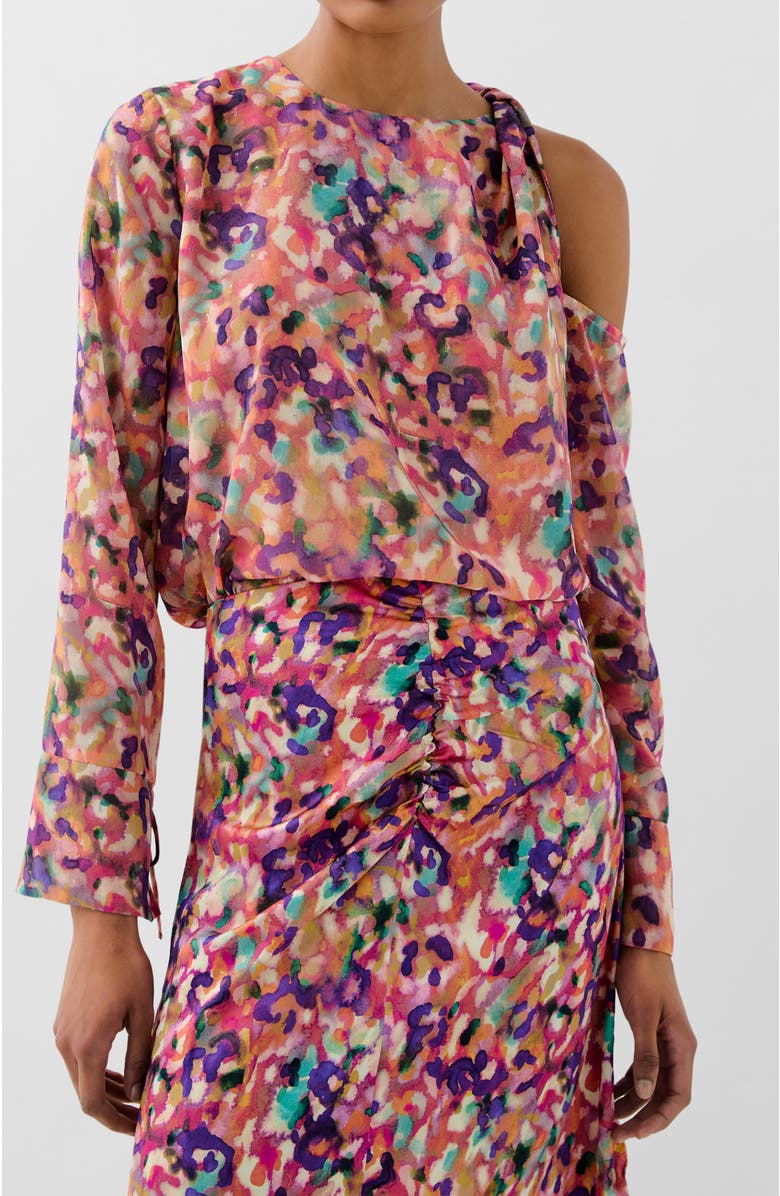 Scalpers Raimb Print Shirt, Main, color, Multi-Purple