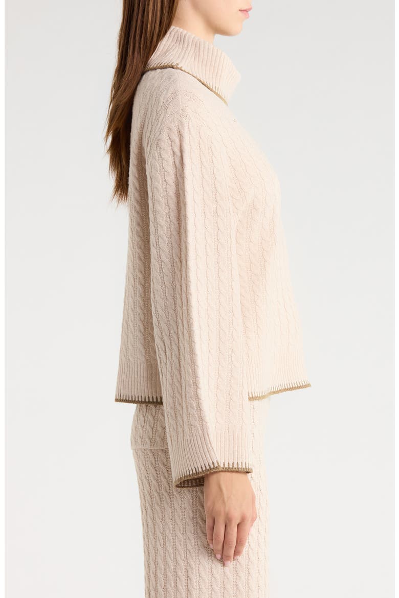 Rylynn Turtleneck Sweater, Alternate, color, OATMEAL HEATHER