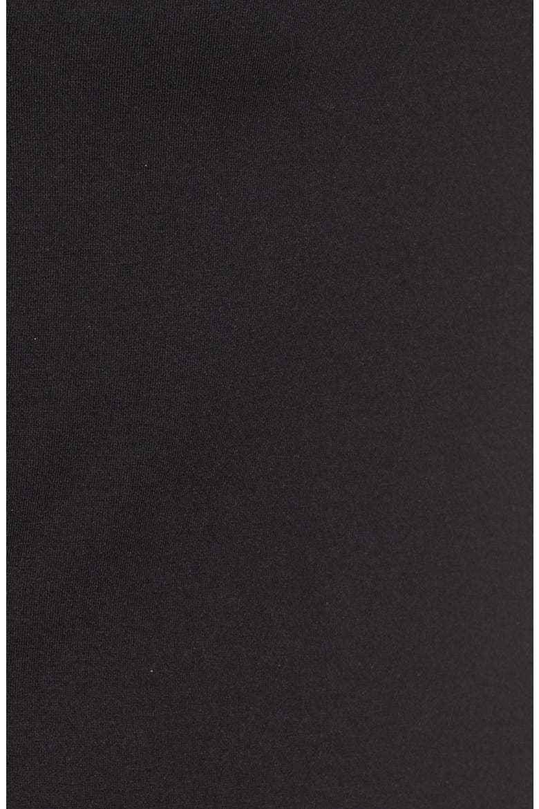 'Elena' Roll Tab Sleeve Top, Alternate, color, BLACK