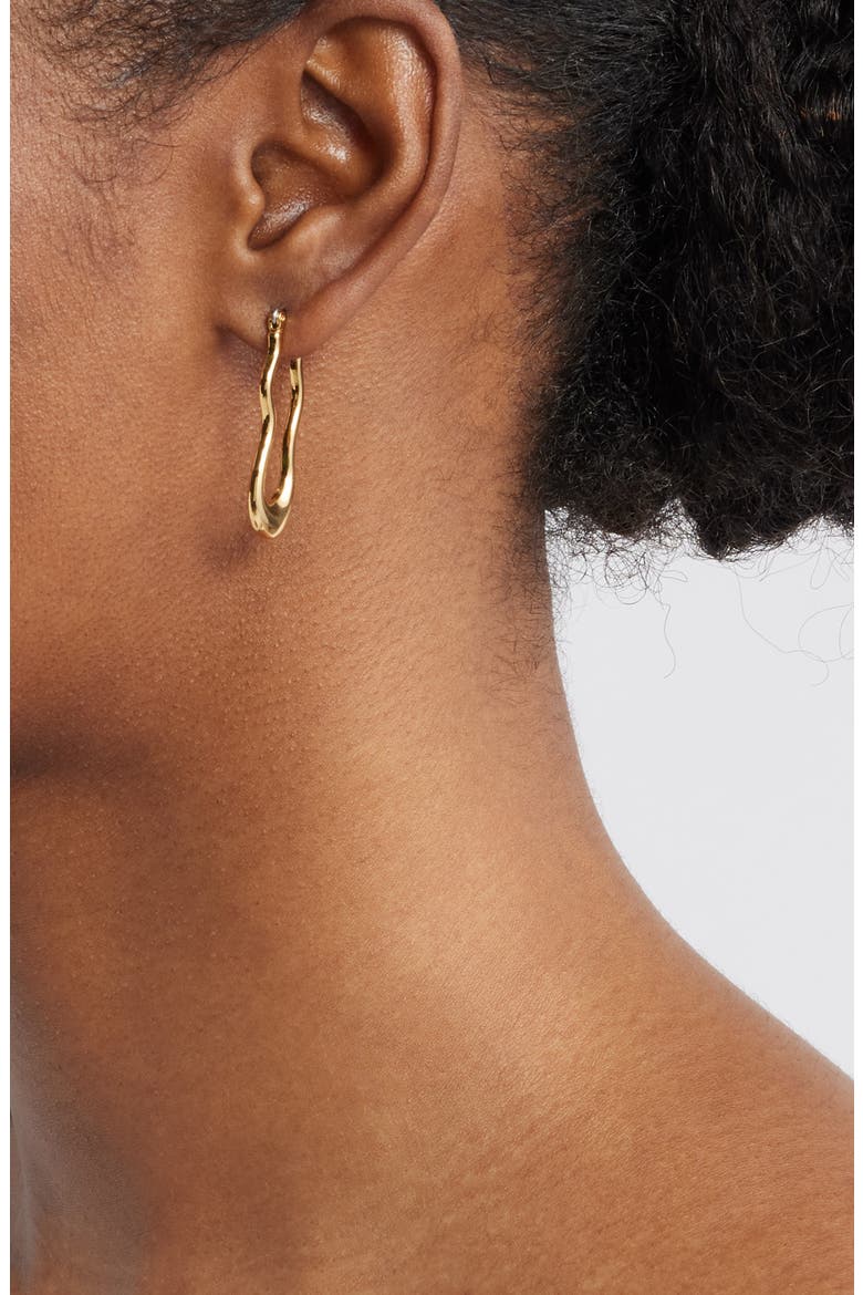 Drip Earrings, Alternate, color, GOLD