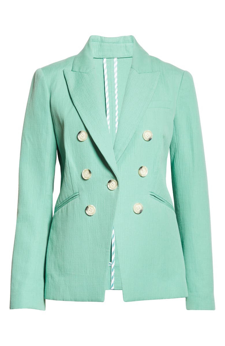 Veronica Beard Emsley Cotton & Linen Jacket, Alternate, color,