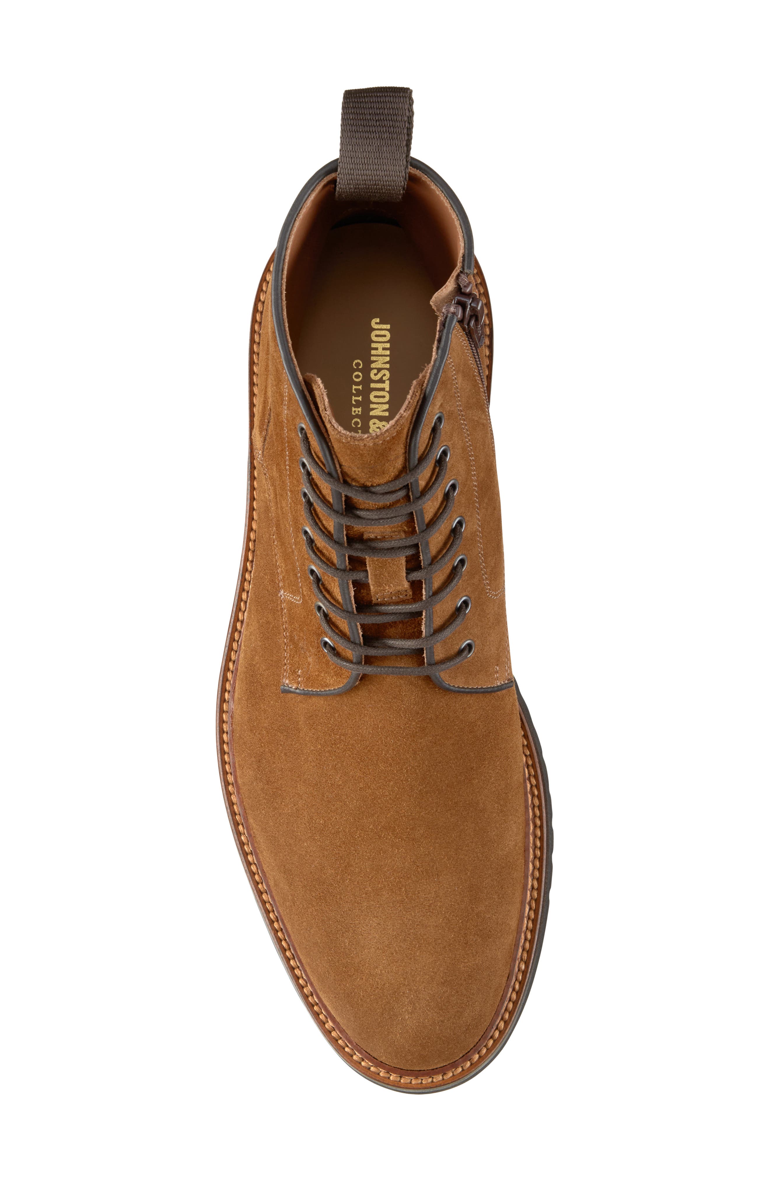 Hartford Plain Toe Boot, Alternate, color, SNUFF ITALIAN SUEDE