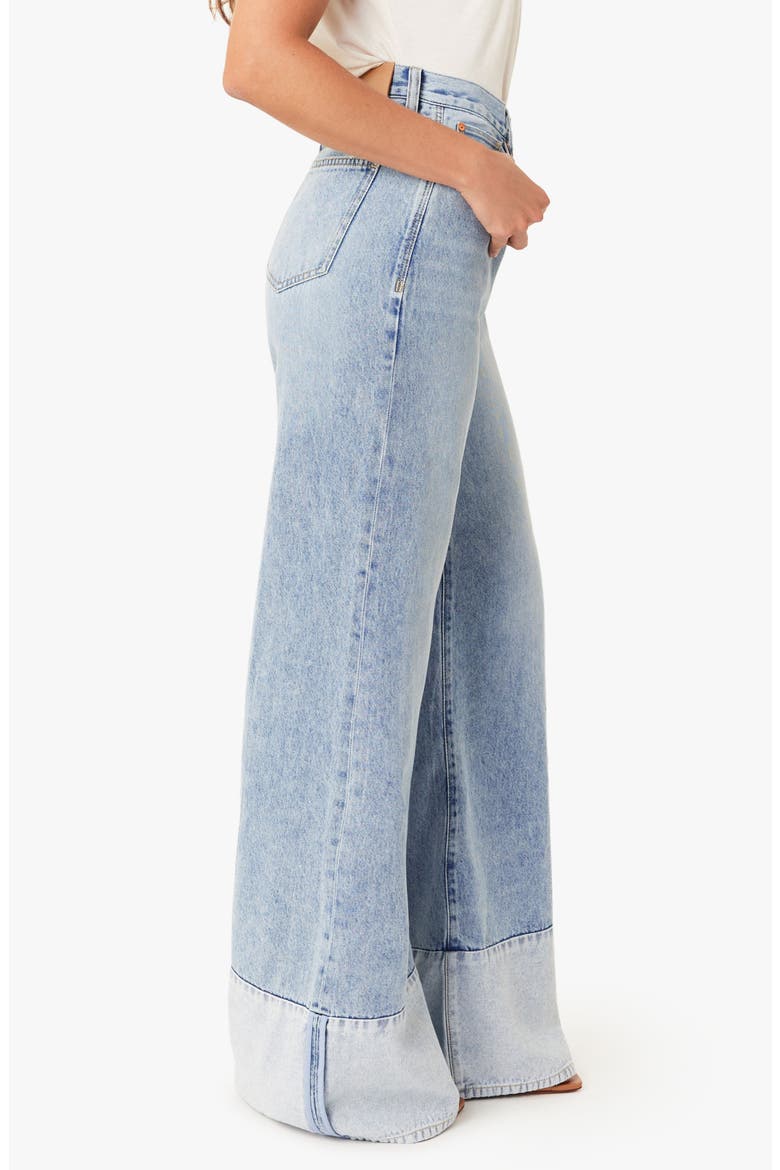 Emerson Cuff Flare Jeans, Alternate, color, AIRE