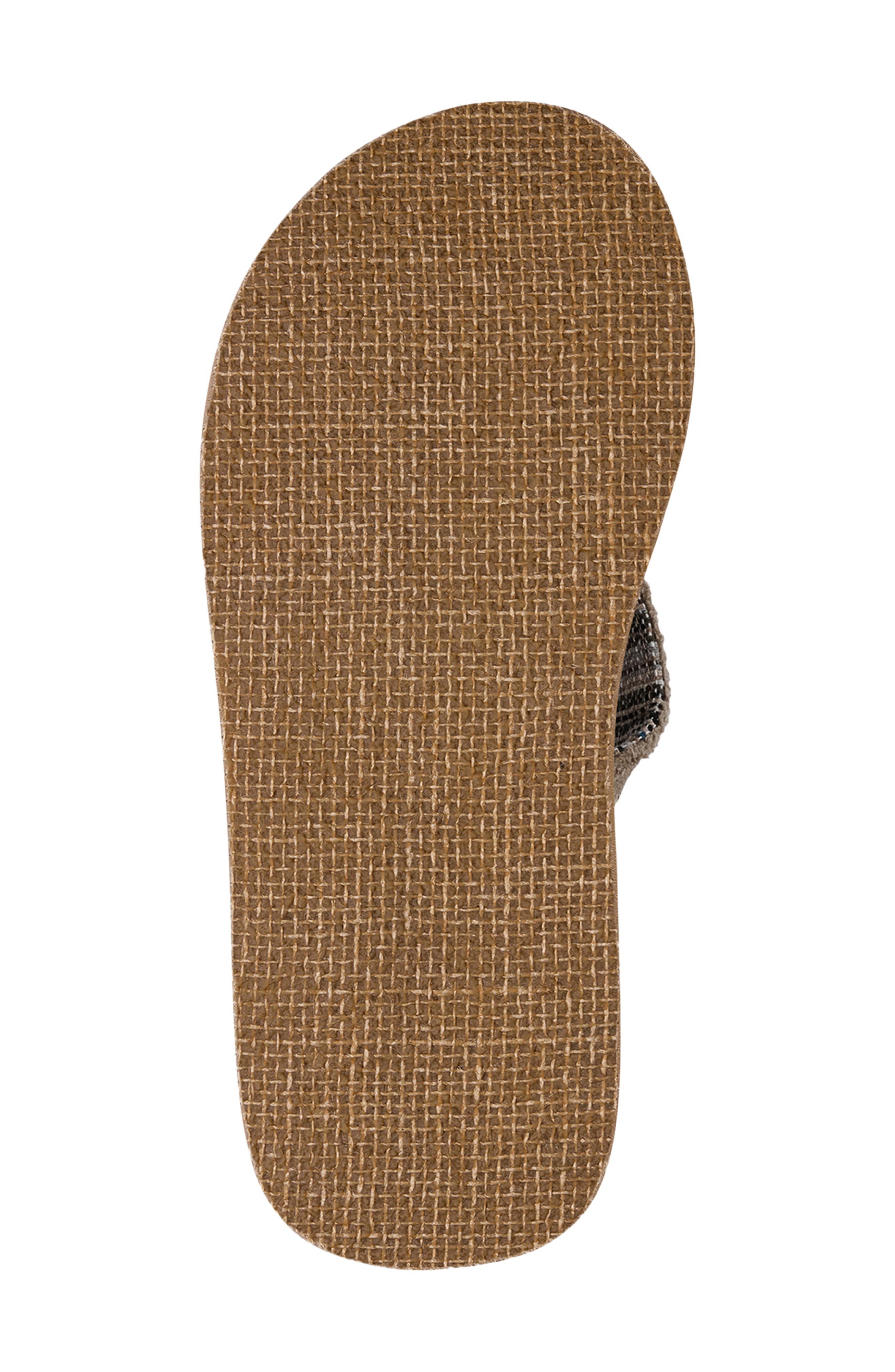 Fraid Not Flip Flop, Alternate, color, NATURAL