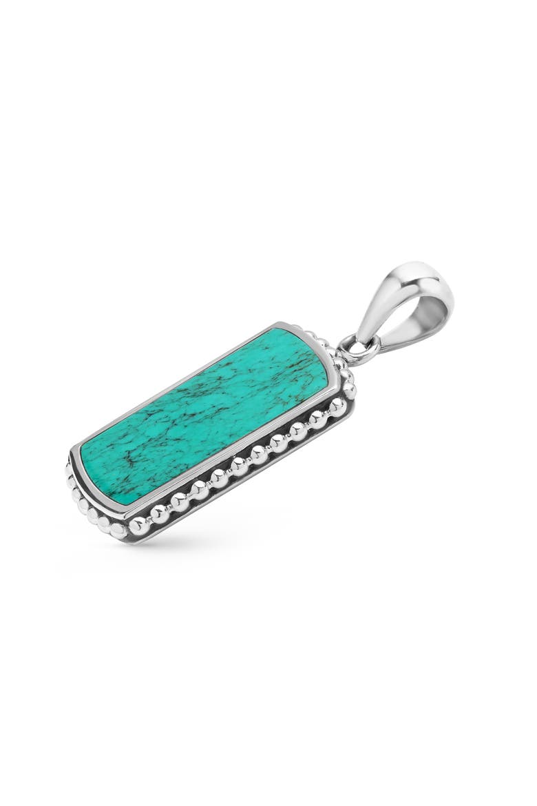 Men's Anthem Turquoise ID Tag, Alternate, color, SILVER