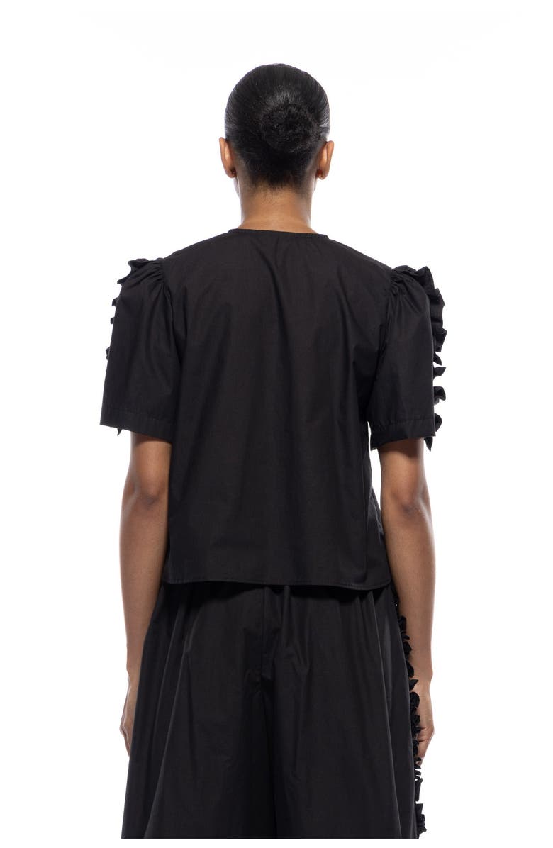 Toit Volant Charlie Bow Ruffle Top, Alternate, color, 