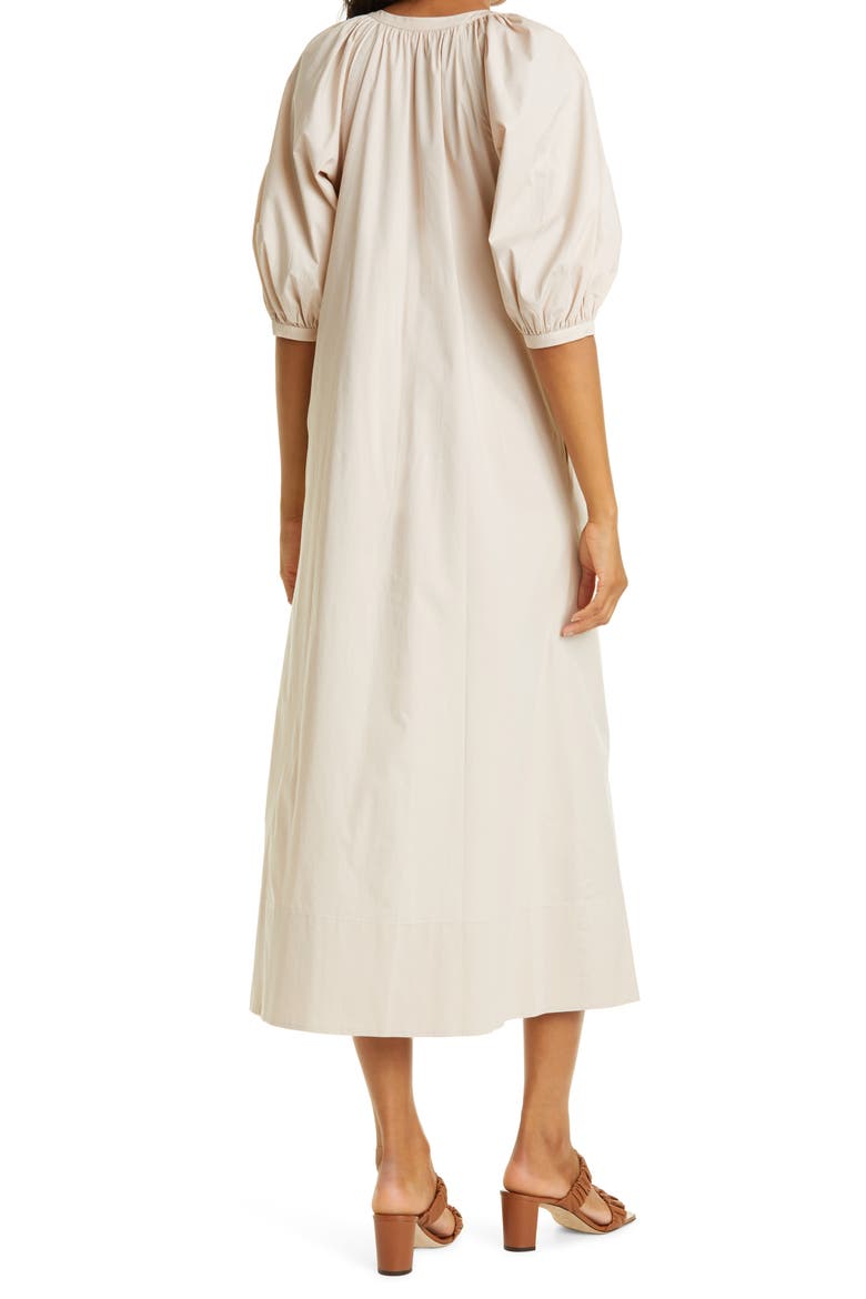 Vincent Puff Sleeve Maxi Dress, Alternate, color, BISCOTTI