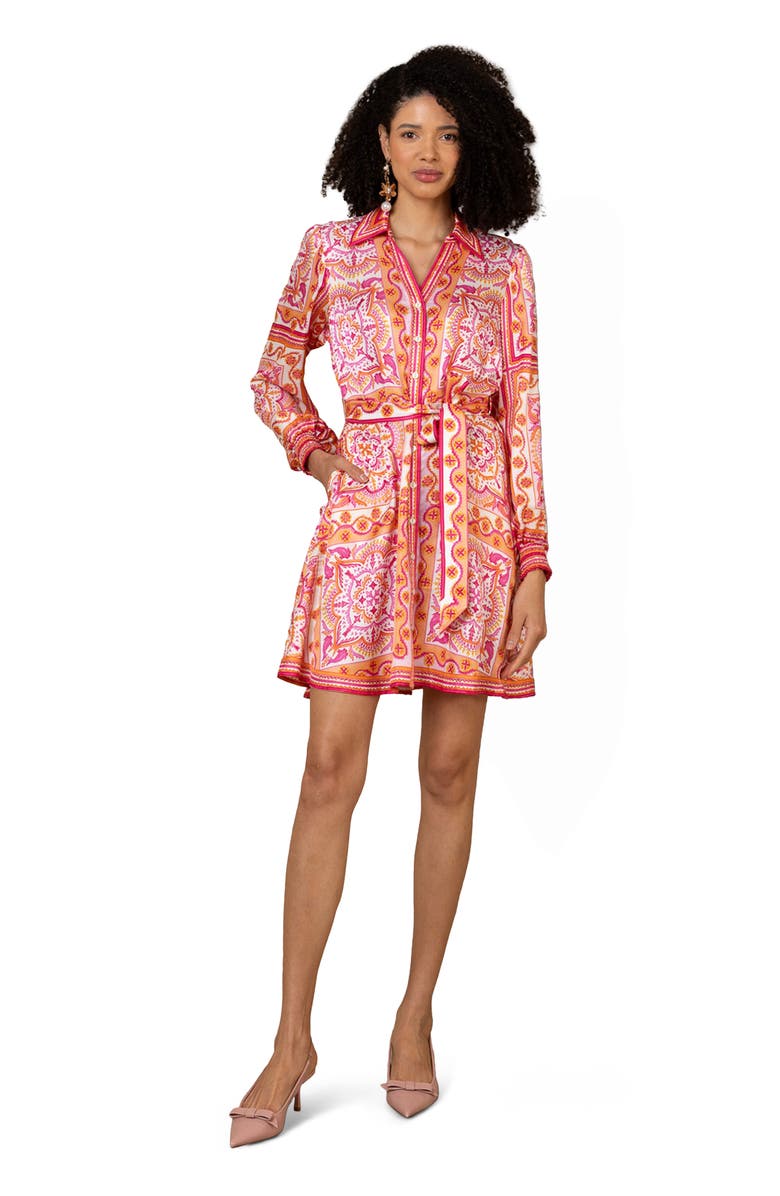 Hale Bob Arlo Silk Dress, Main, color,