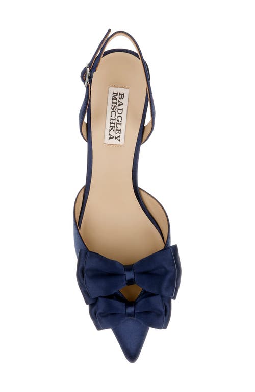 Badgley Mischka Collection Giovanna Slingback Pointed Toe Pump