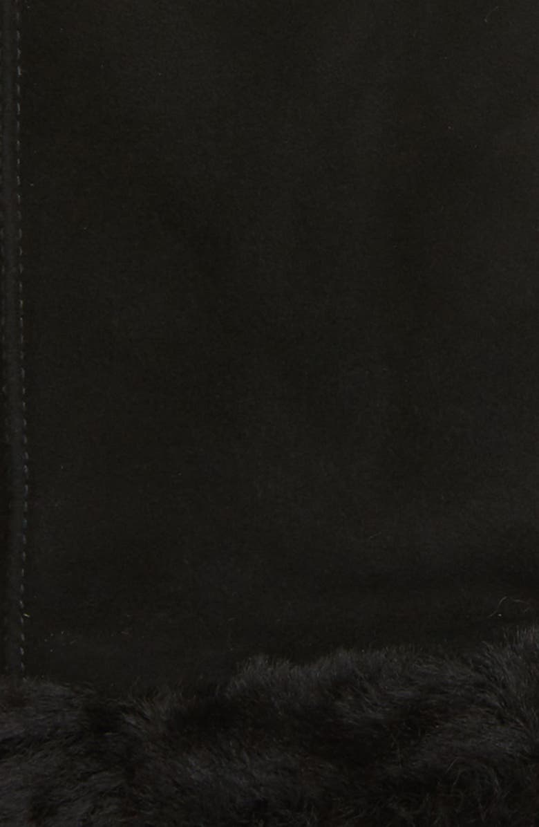 UGG<sup>®</sup> Genuine Shearling Trim Suede Tech Gloves, Alternate, color,