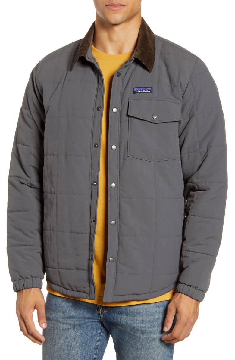 Patagonia Isthmus Wind Resistant Water Repellent Quilted Shirt Jacket, Main, color, 