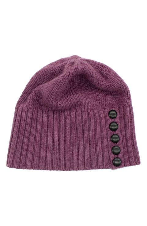 Minerva Button Beanie