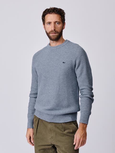 Norton Textured Crew Neck Jumper