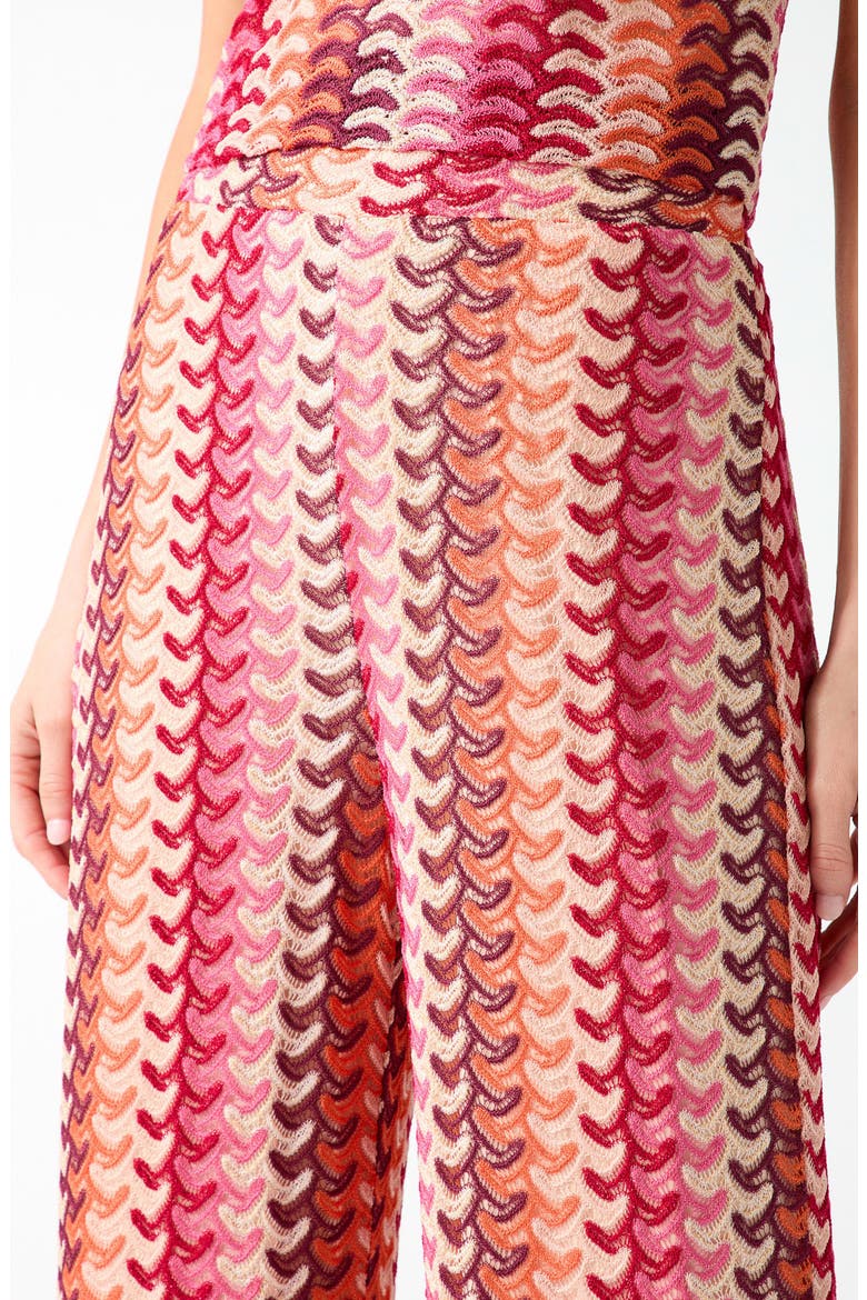 Fearne Knit Wide Leg Pants, Alternate, color, RED/ PINK COMBO