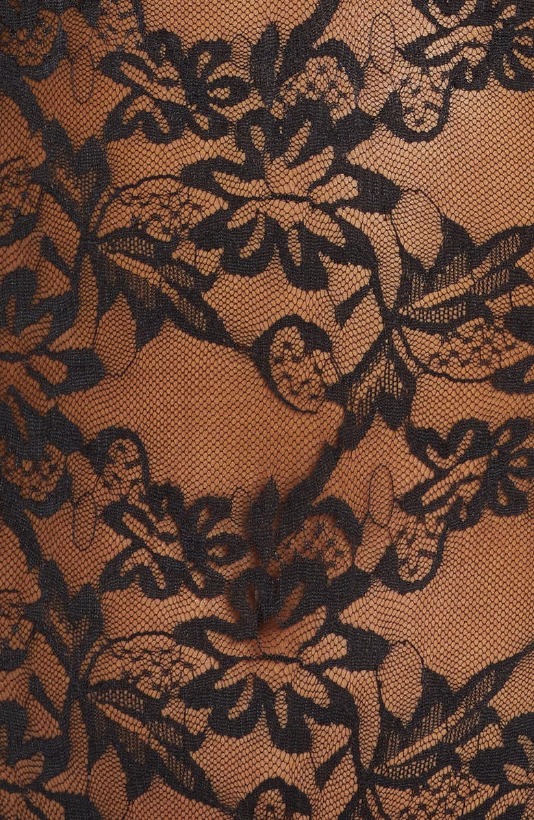 Oh La La Cheri Zara Underwire Open Cup Open Gusset Lace Teddy, Alternate, color, Black