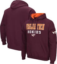 COLOSSEUM Men's Colosseum Maroon Virginia Tech Hokies Sunrise Pullover Hoodie