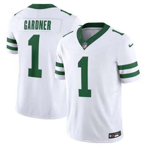 Men's Nike Ahmad Sauce Gardner White New York Jets Vapor F.U.S.E. Limited Jersey