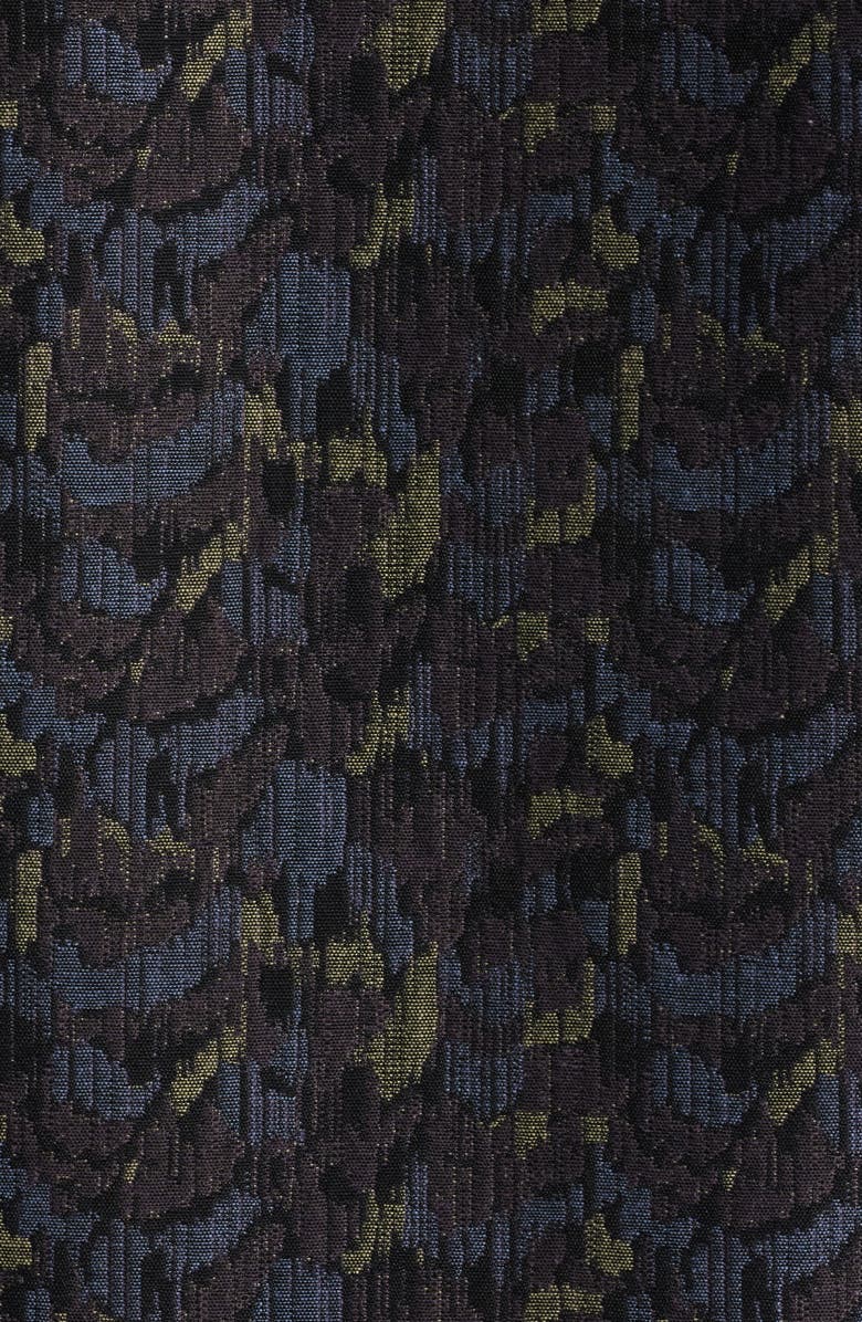 Wax London Whiting Camo Jacquard Recycled Cotton Blend Shirt Jacket, Alternate, color, Navy