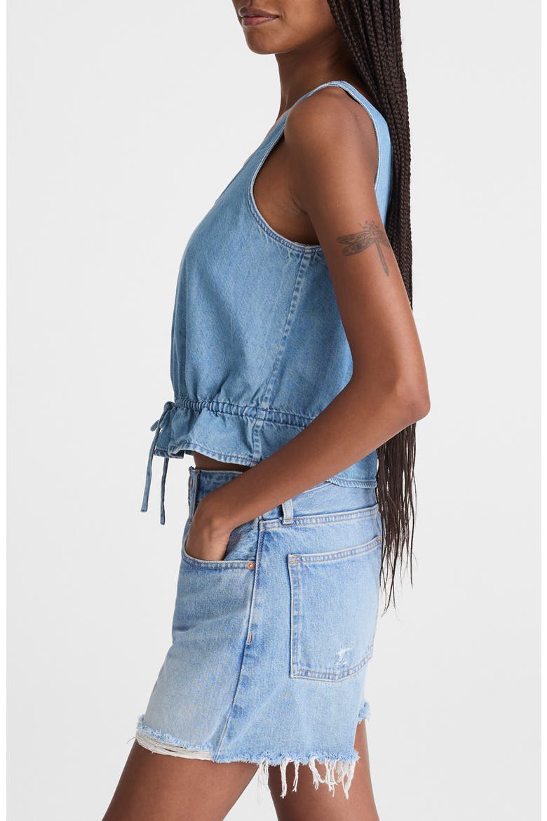 Sylvie Denim Tank, Alternate, color, LIDO WASH