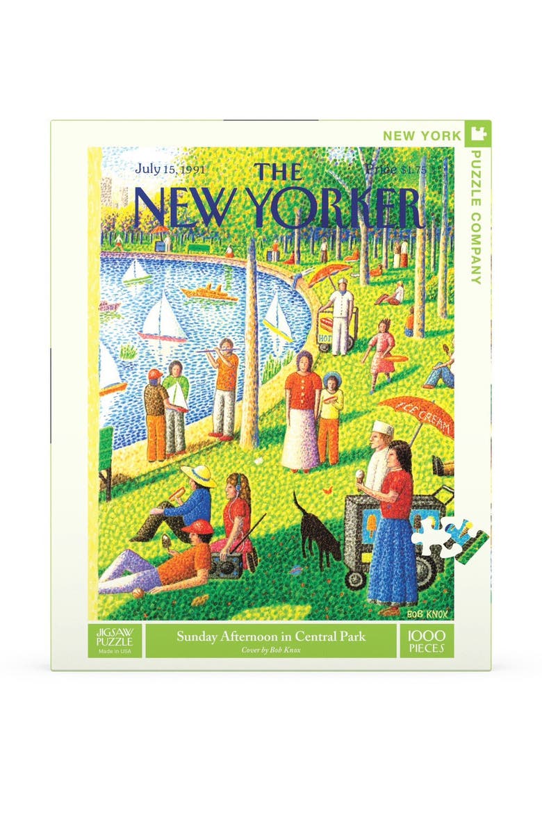 Sunday Afternoon in Central Park 1000 Piece Puzzle, Main, color, No Color