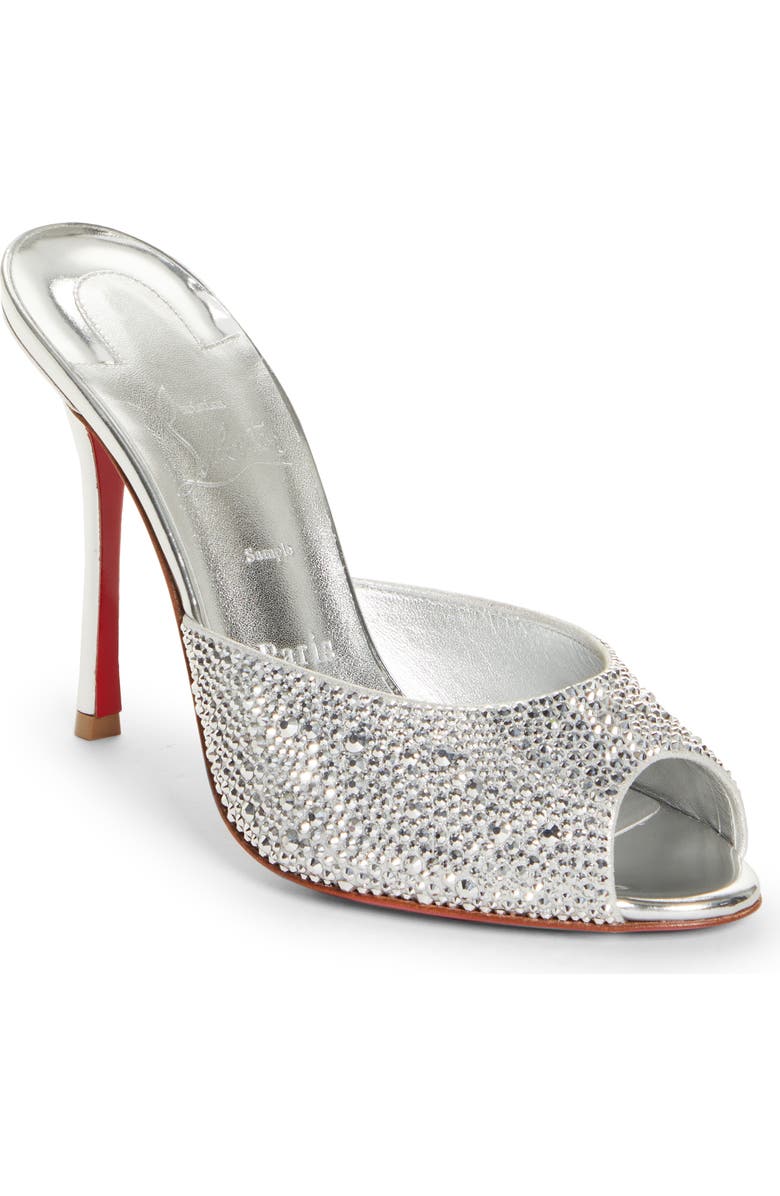 Christian Louboutin Me Dolly Crystal Embellished Slide, Main, color,