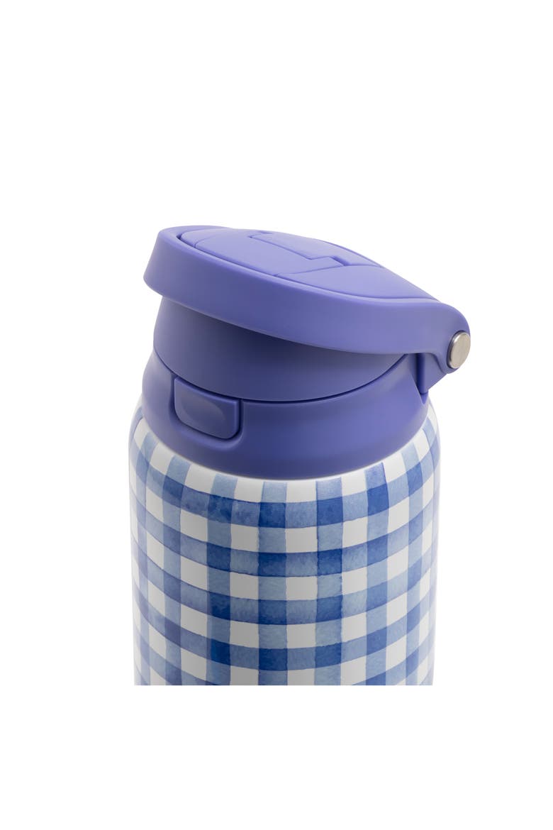 32-Ounce Floral Hydra Bottle, Alternate, color, BLUE GINGHAM