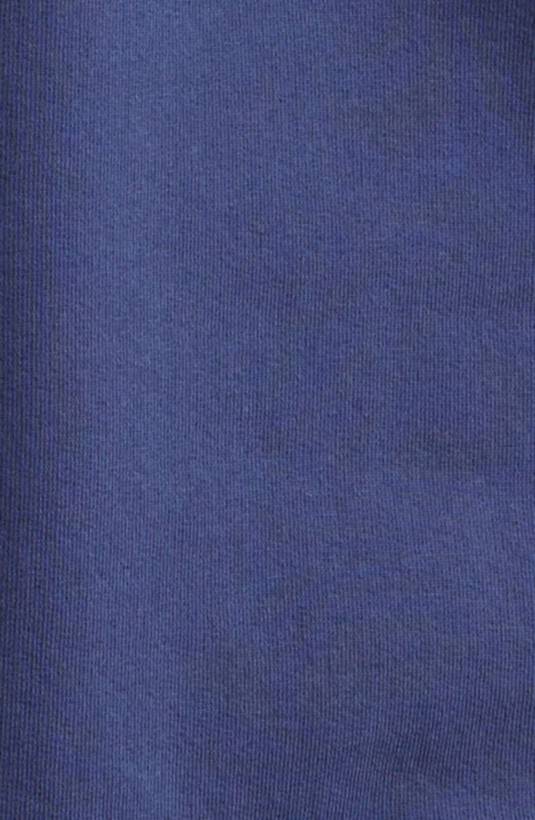 PALMES Public Chain Stitch Quarter Zip Fleece Sweatshirt, Alternate, color, Navy