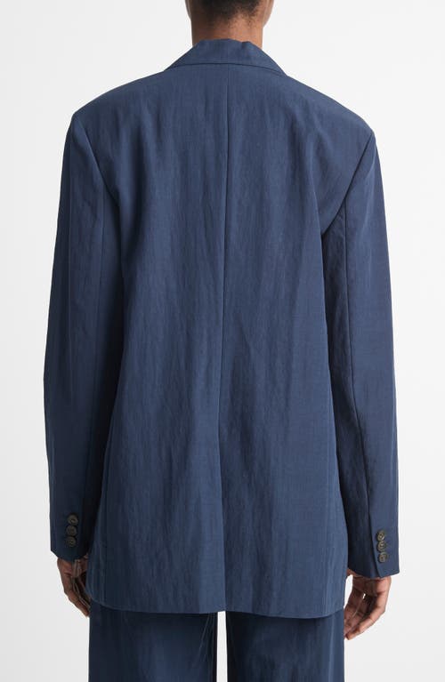 Vince Relaxed Textured Blazer In Light Coastal