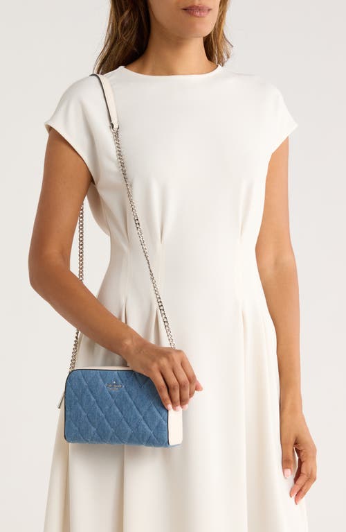 Kate Spade New York Carey Colorblock Denim Mini Camera Bag In Multi