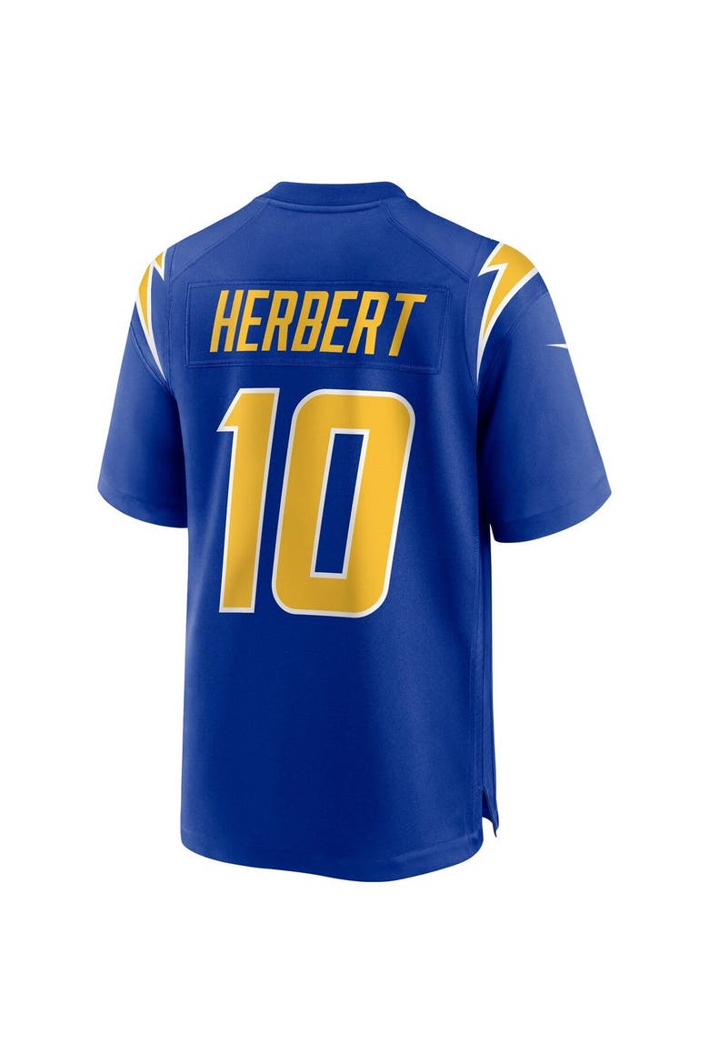 Men's Nike Justin Herbert Royal Los Angeles Chargers 2nd Alternate Game Jersey, Alternate, color, Royal