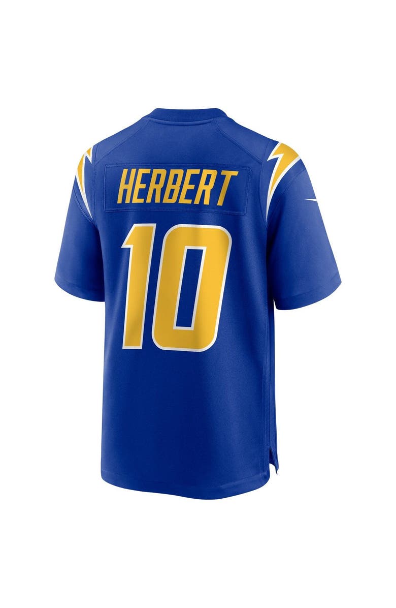 Nike Men's Nike Justin Herbert Royal Los Angeles Chargers 2nd Alternate Game Jersey, Alternate, color, Royal