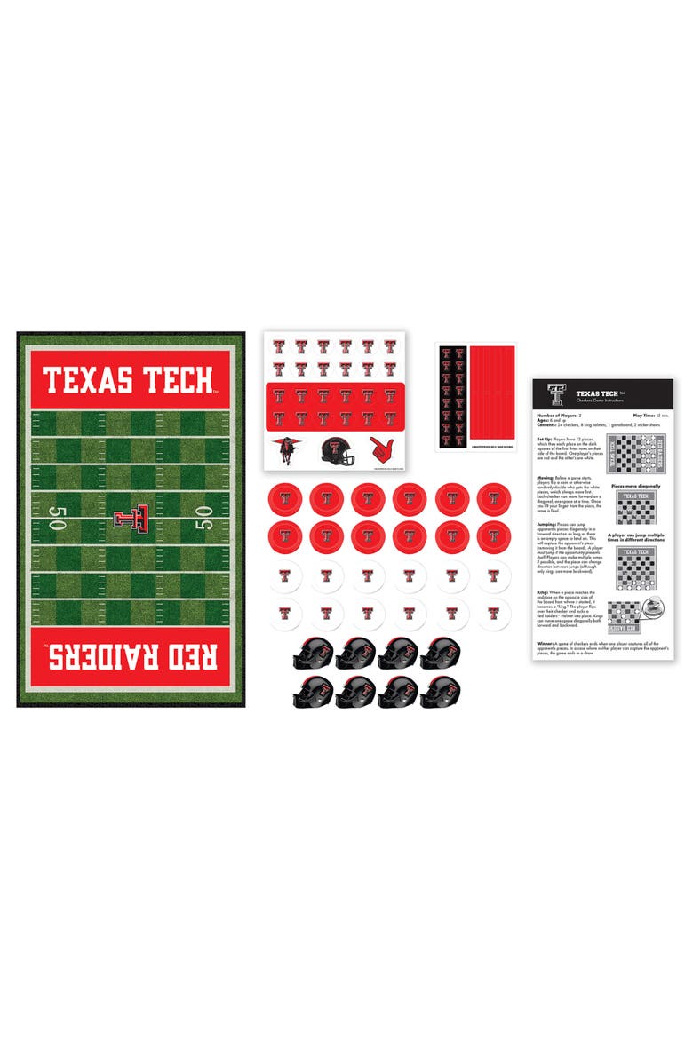 Texas Tech Red Raiders Checkers Game, Alternate, color, Multicolor