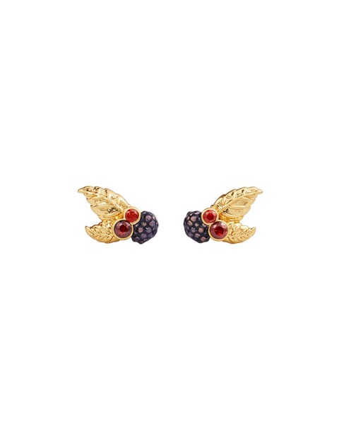 Orla Blackberry Stud Earrings